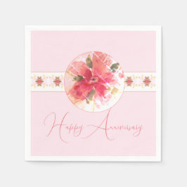 Muster und Blumenmischungen Serviette