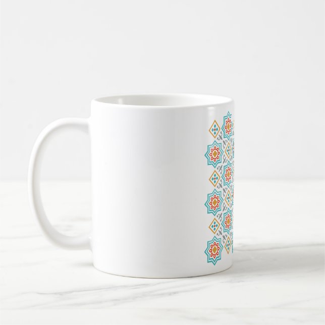 Muster und Clipart Collection | Nahtlos dekorativ Kaffeetasse (Links)