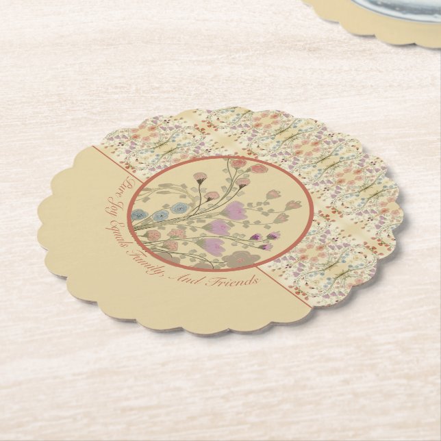 Muster und Muster Untersetzer (angewinkelt)