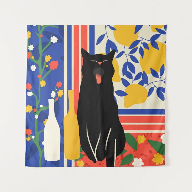 Muster und Muster Wandteppich (Vorderseite)