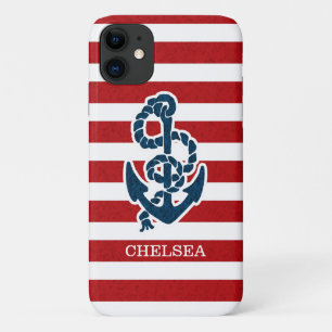 Muster und Name des Nautic Anchor Stripe Case-Mate iPhone Hülle