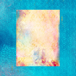 Muster und Paint Gold Wirbel Scrapbook Paper