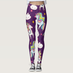 Muster Unicorn Funny Magic Horse Leggings