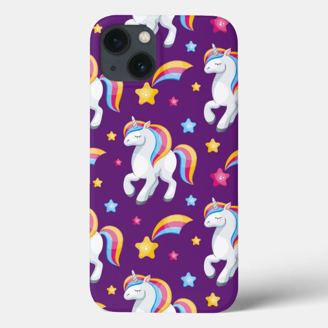 Muster Unicorn Magic Horse Niedlich Case-Mate iPhone Hülle (Rückseite)