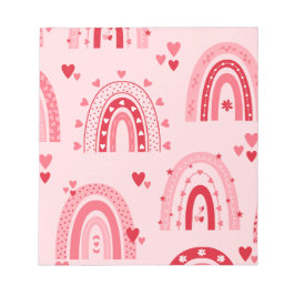 Muster Valentine 2023 Hintergrund mit Herz-Liebe Notizblock