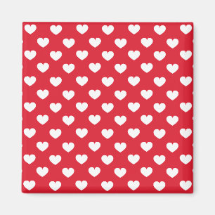Muster Valentine Hintergrund mit Herz-Liebe Magnet