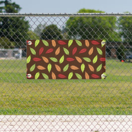 Muster von Blätter, farbenfrohe Blätter, Herbstblä Banner