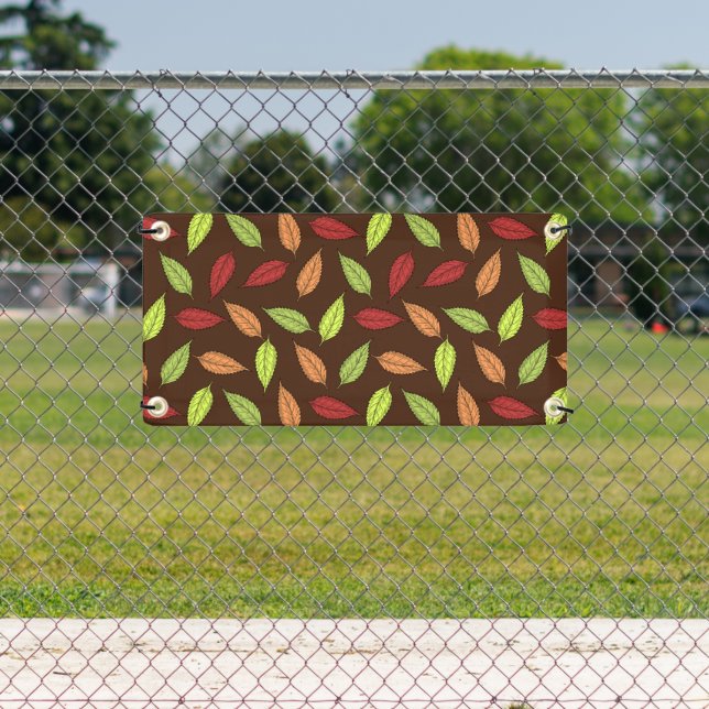 Muster von Blätter, farbenfrohe Blätter, Herbstblä Banner (Insitu)