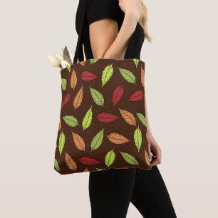 Muster von Blätter, farbenfrohe Blätter, Herbstblä Tasche