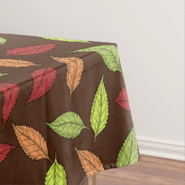 Muster von Blätter, farbenfrohe Blätter, Herbstblä Tischdecke
