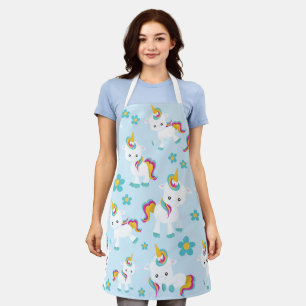 Muster von Einhörnern, Niedlichen Einhörnchen, Blu Schürze