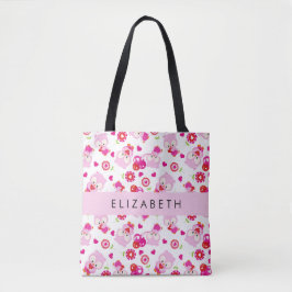 Muster von Eulen, Niedlichen Eulen, rosa Eulen, Ih Tasche