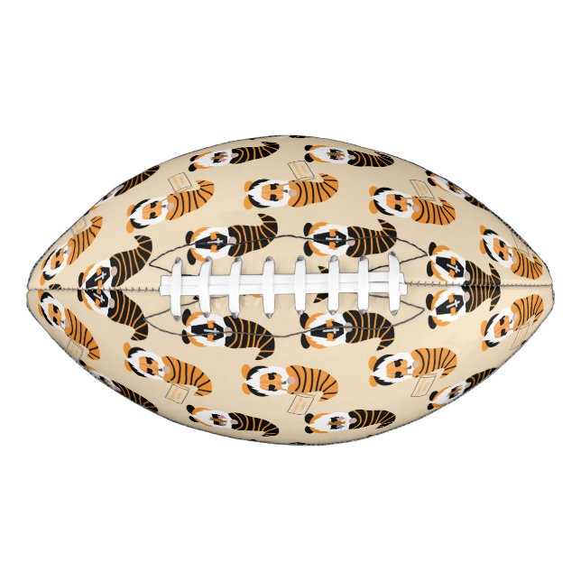 Muster von Gnomen, Halloween-Gnomen-Trick oder -Be Football (Vorderseite)