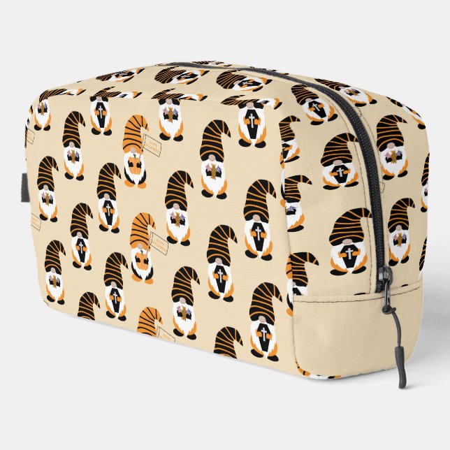 Muster von Gnomen, Halloween-Gnomen-Trick oder -Be Waschbeutel (Rechte Ecke)