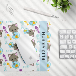 Muster von Katzen, Niedlichen Katzen, Kätzchen, Ih Mousepad