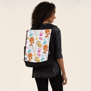 Muster von Katzen, Niedlichen Katzen, Kätzchen, Kä Rucksack