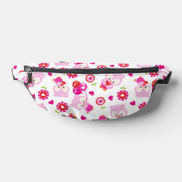 Muster von Ölen, Niedlichen Ölen, rosa Ölen, Herz Bauchtasche