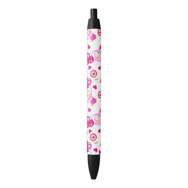 Muster von Ölen, Niedlichen Ölen, rosa Ölen, Herz Kugelschreiber (Vorderseite Vertikal)