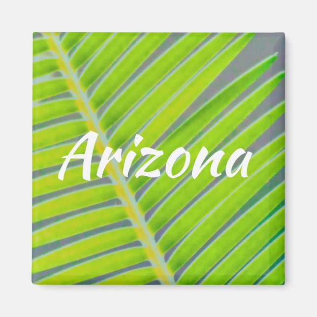Muster von Palmen, Arizona Magnet (Vorne)