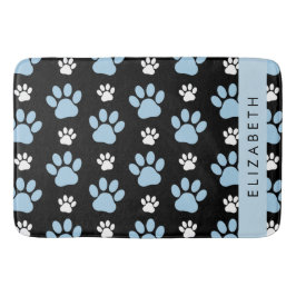 Muster von Paws, blauen Paws, Hundeschlitten, Ihr  Badematte