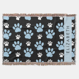 Muster von Paws, blauen Paws, Hundeschlitten, Ihr  Decke