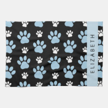 Muster von Paws, blauen Paws, Hundeschlitten, Ihr 