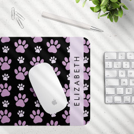 Muster von Paws, Lilac Paws, Dog Paws, Ihr Name Mousepad