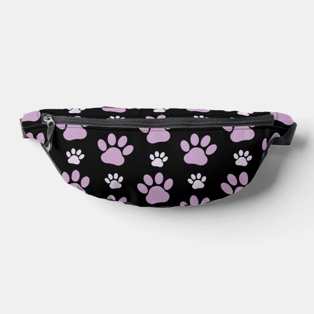 Muster von Paws, Lilac Paws, Hundepfen, Paw Prints Bauchtasche (Ablage )