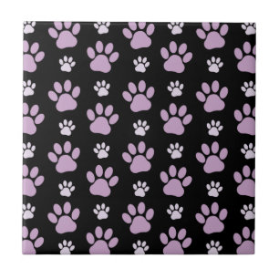 Muster von Paws, Lilac Paws, Hundepfen, Paw Prints Fliese