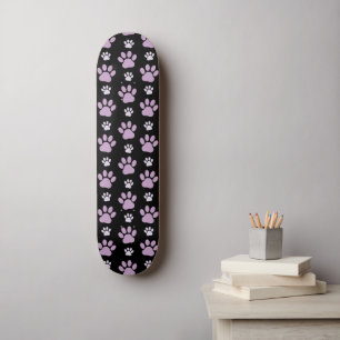 Muster von Paws, Lilac Paws, Hundepfen, Paw Prints Skateboard