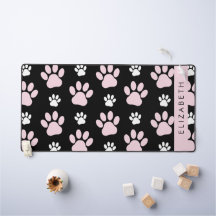 Muster von Paws, rosa Paws, Dog Paws, Ihr Name
