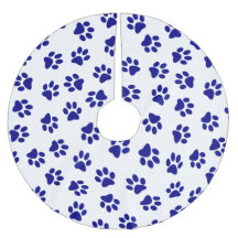 Muster von Pfoten, Hundeschäften, blaue Navy-Paws