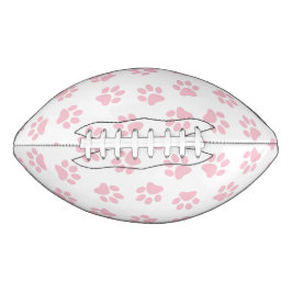 Muster von Pfoten, Hundeschrauben, Baby-Pink-Pfote Football