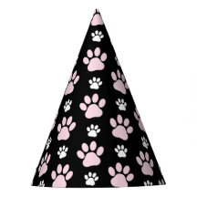 Muster von Pfoten, rosa Pfoten, Hundepfoten, Tierp