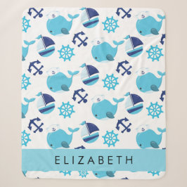 Muster von Walen, Blauen Walen, Ihr Name Sherpadecke