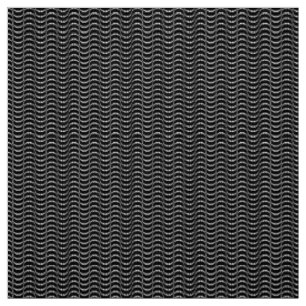 Muster von Wavy Hearts in Schwarz-Weiß-Farbe Stoff