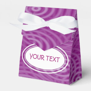 Muster - Wasserarme magenta + Ihr Text Geschenkschachtel