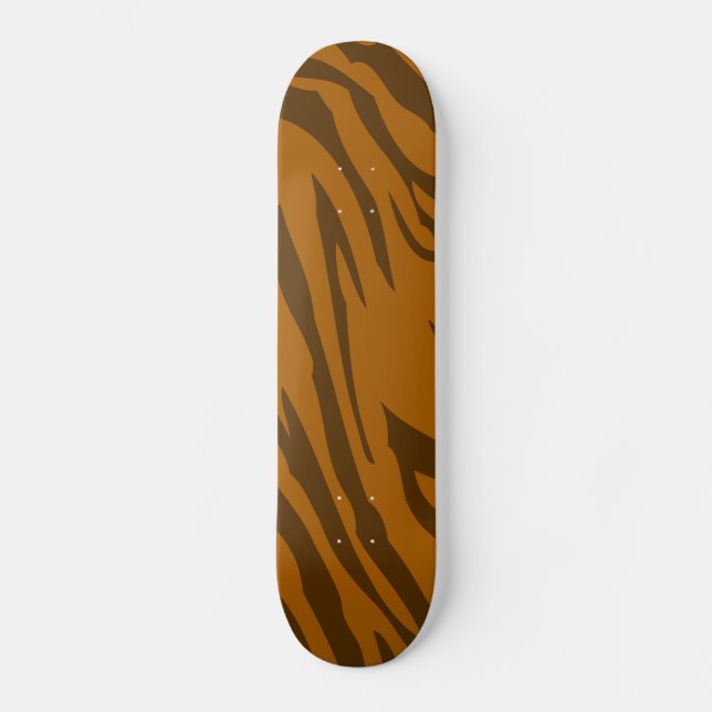 Muster Zebra Abstrakt Art Custom 3 - Skateboard (Vorderseite)