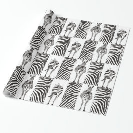 Muster Zebras Geschenkpapier