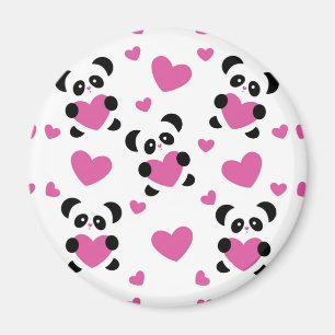 Muster zum Tag der Liebe Magnet