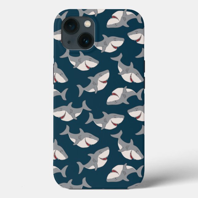 Musterbeispiel für Shark Week iPhone Case Cover (Rückseite)