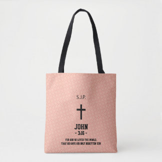 Musterbibliothekskapitel und Christliche Verse Tasche