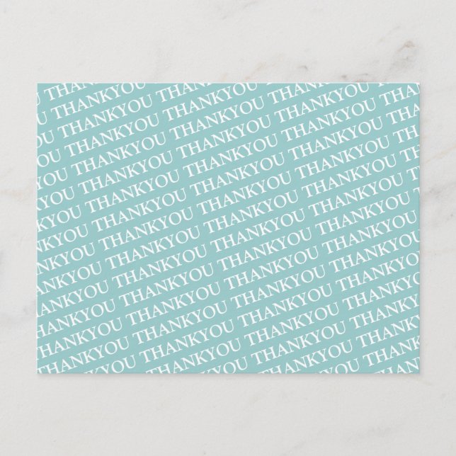 Musterdanke Postkarte (Vorderseite)