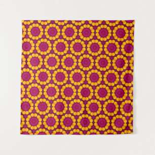 Musterdesign durch Wiederholung der geometrischen  Wandteppich