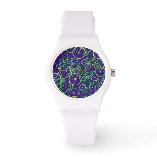 Musterfahrradstunde Armbanduhr (Vorderseite)