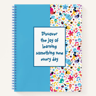 Musterfarbdoodles-Notebook Notizbuch