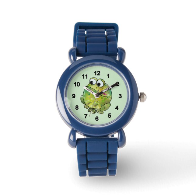 Musterfrosch Armbanduhr (Vorderseite)