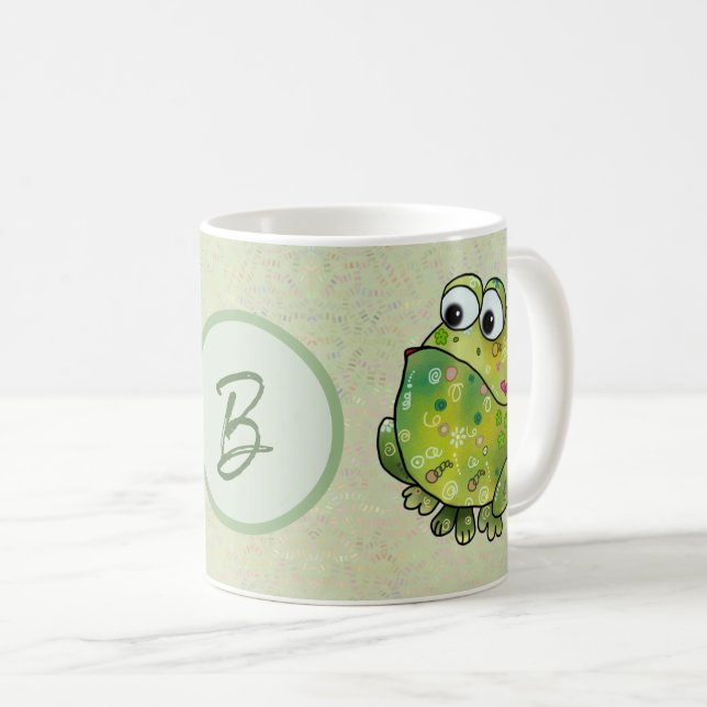 Musterfrosch Kaffeetasse (VorderseiteRechts)
