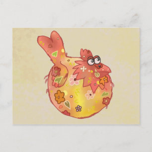 Musterhuhn Postkarte