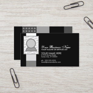 Musterkissen Visitenkarte